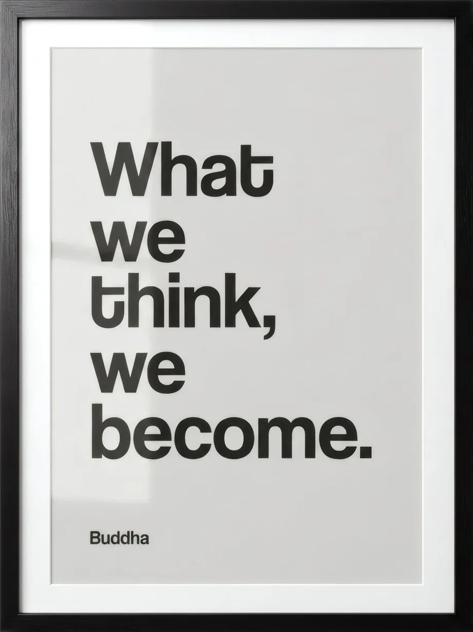 What We Think, art print
