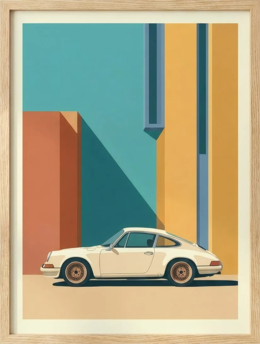 Coupe, Mid-Century, art print