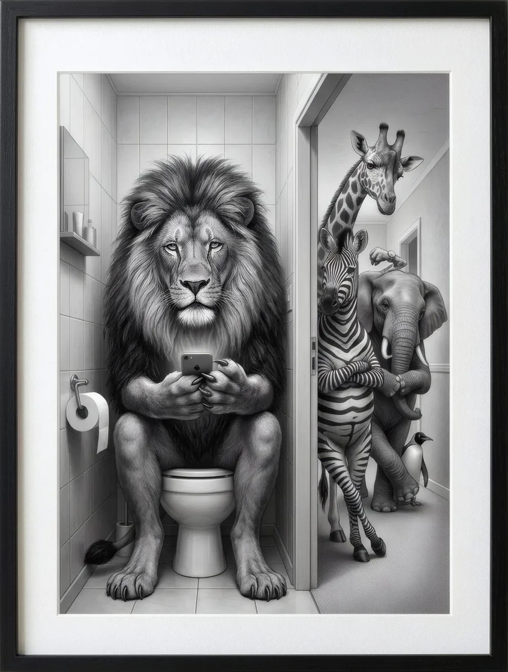 The Waiting Room, art print