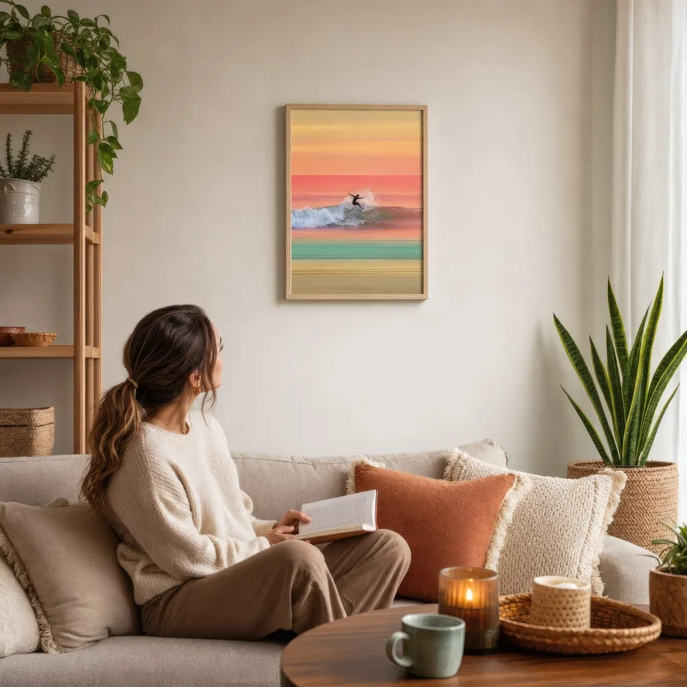 Last Set: Styled room, from the listing. Frame not included