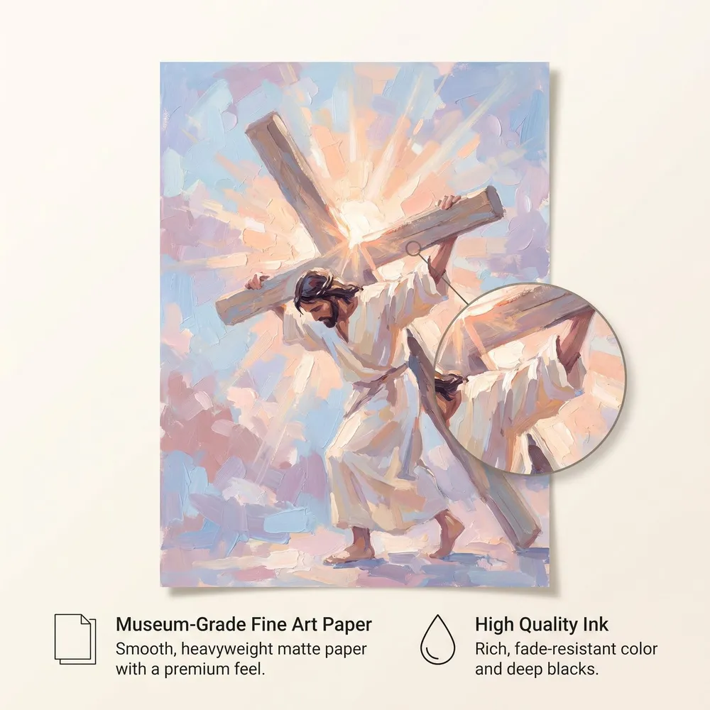 Carrying the Cross: Materials, from the listing
