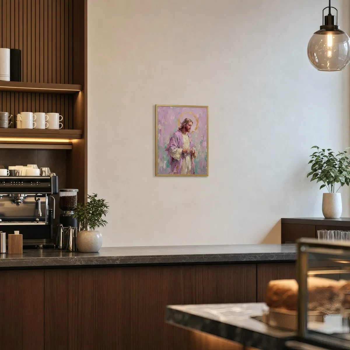 Portrait in Rose: In a public space, from the listing. Frame not included