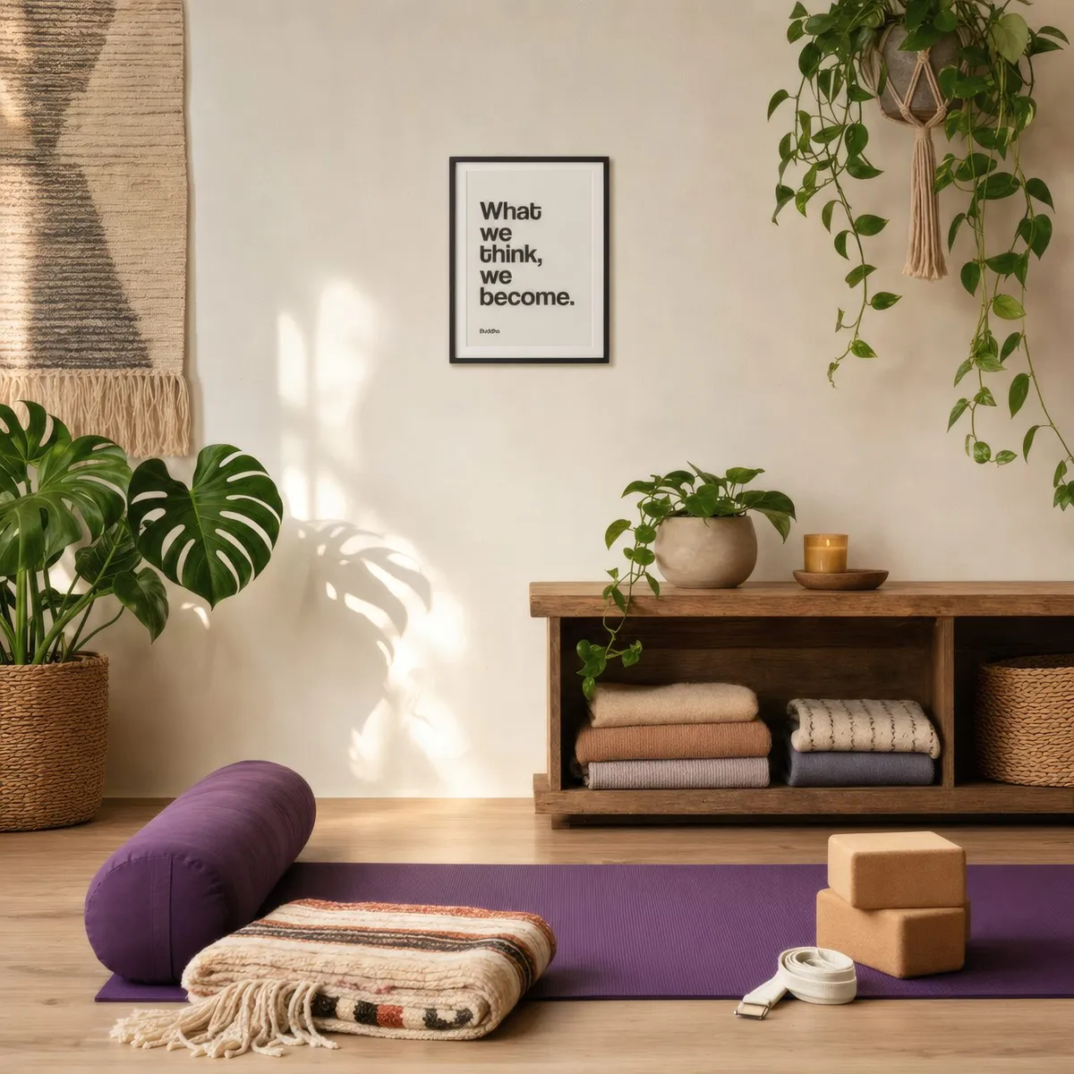 What We Think: Styled room, from the listing. Frame not included