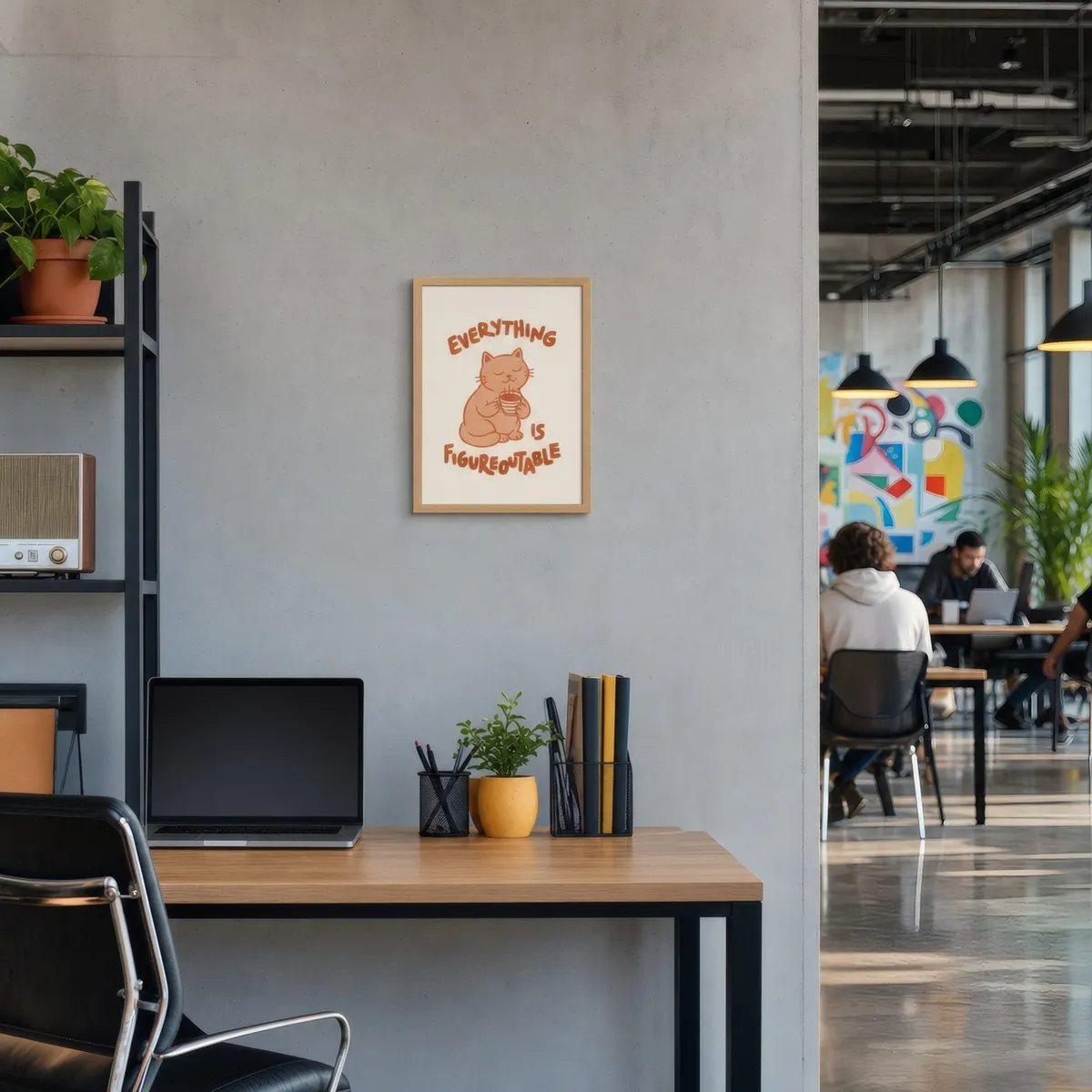 Figureoutable: In a public space, from the listing. Frame not included