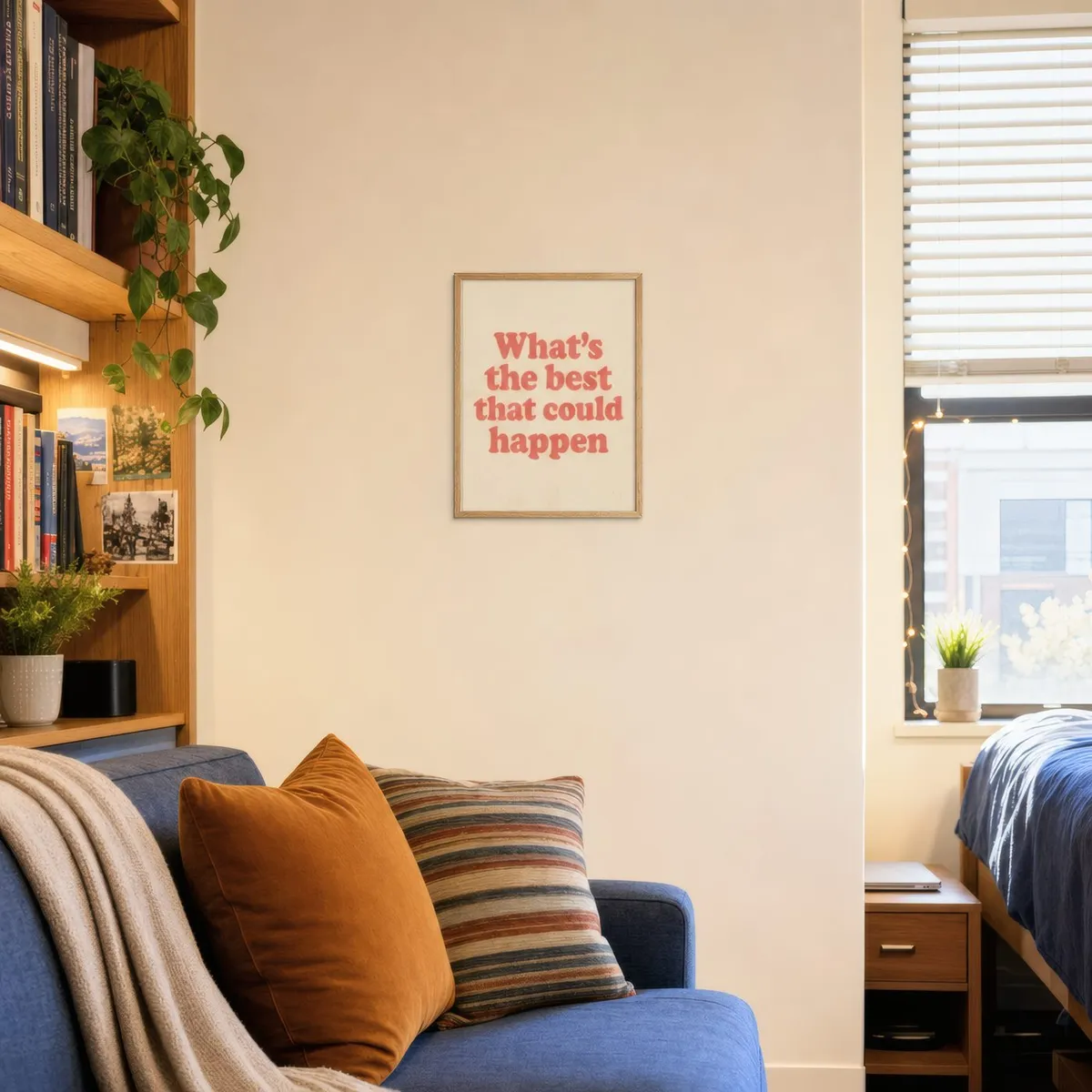 The Best That Could Happen: In a public space, from the listing. Frame not included