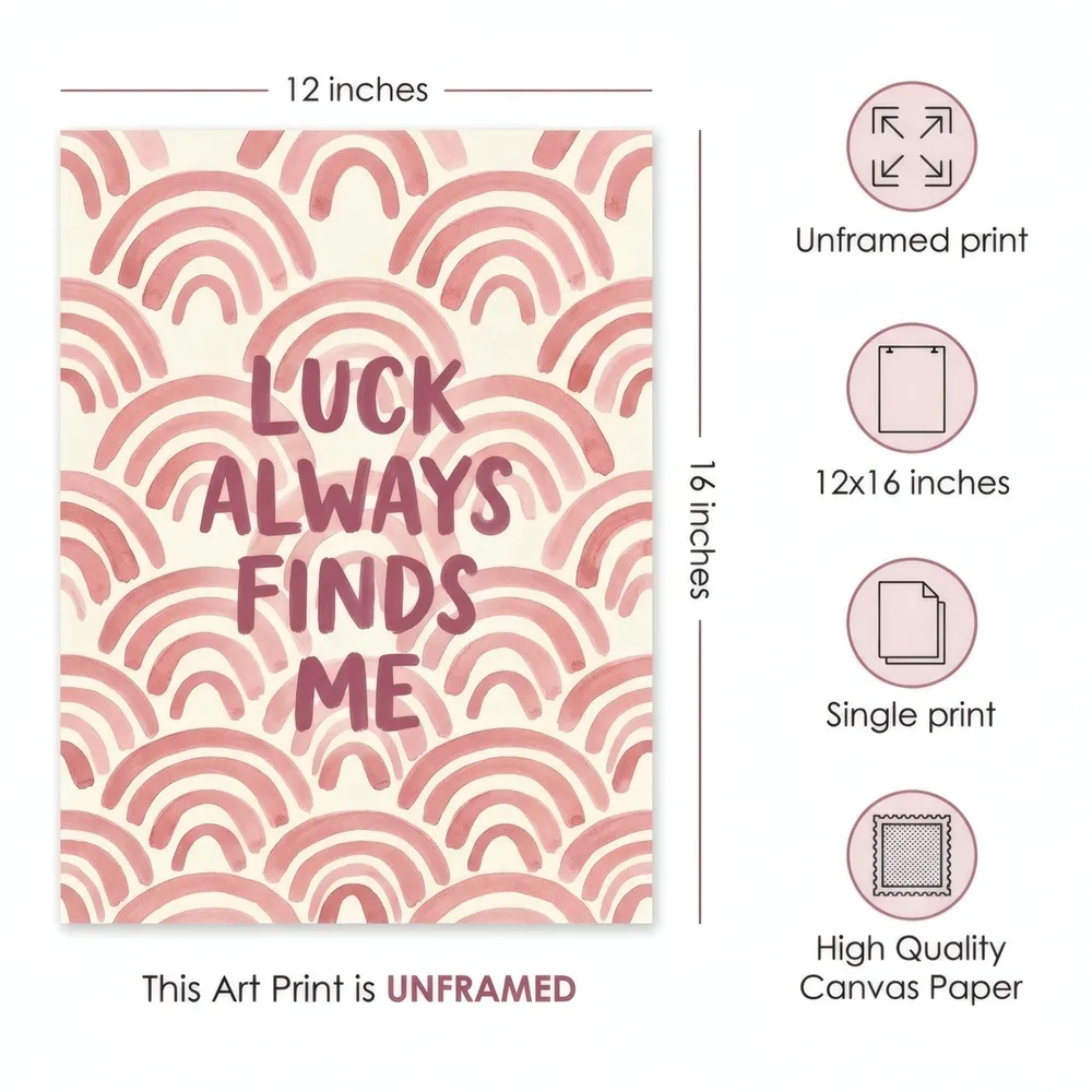 Luck Always Finds Me: Art detail, from the listing
