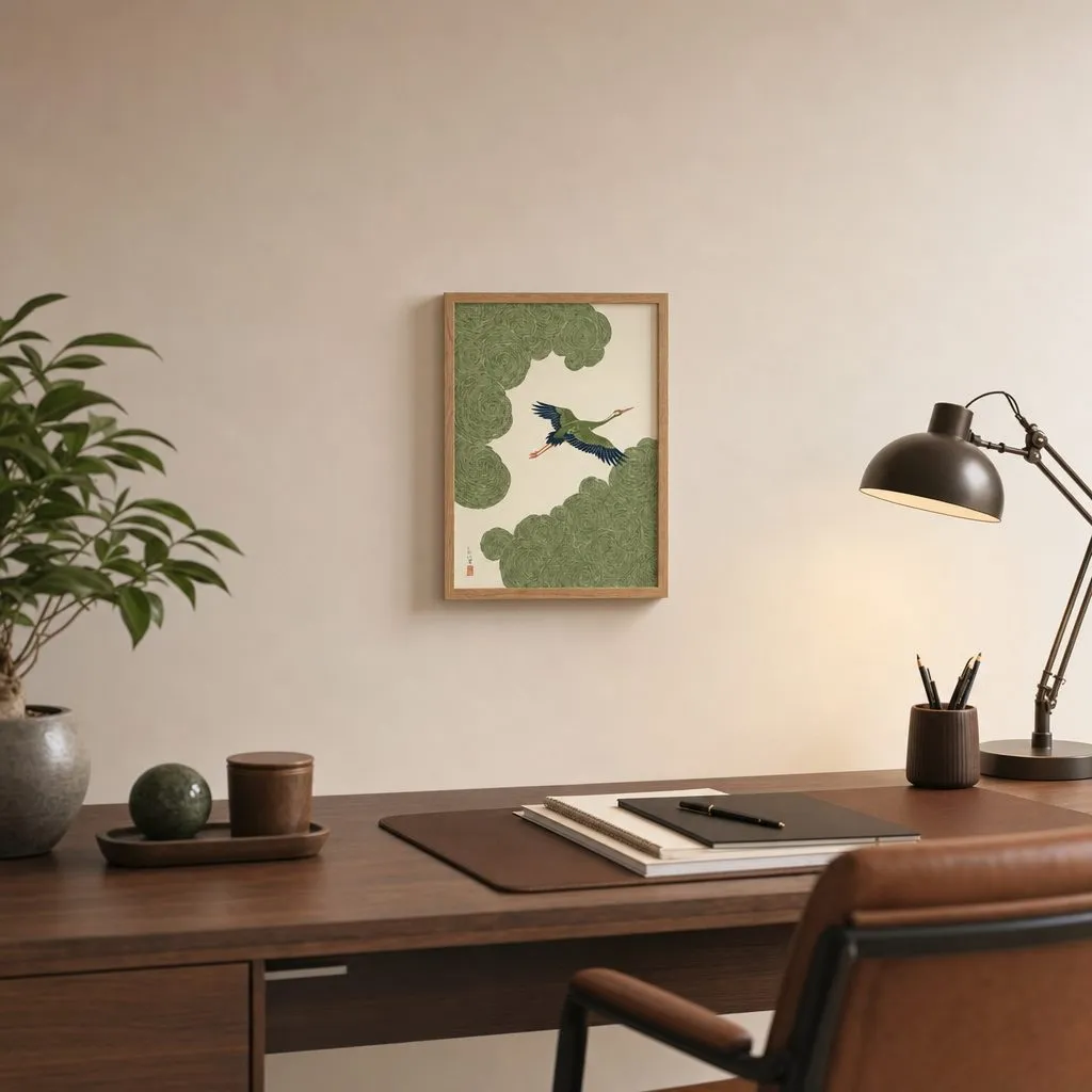 Crane: Styled room, from the listing. Frame not included