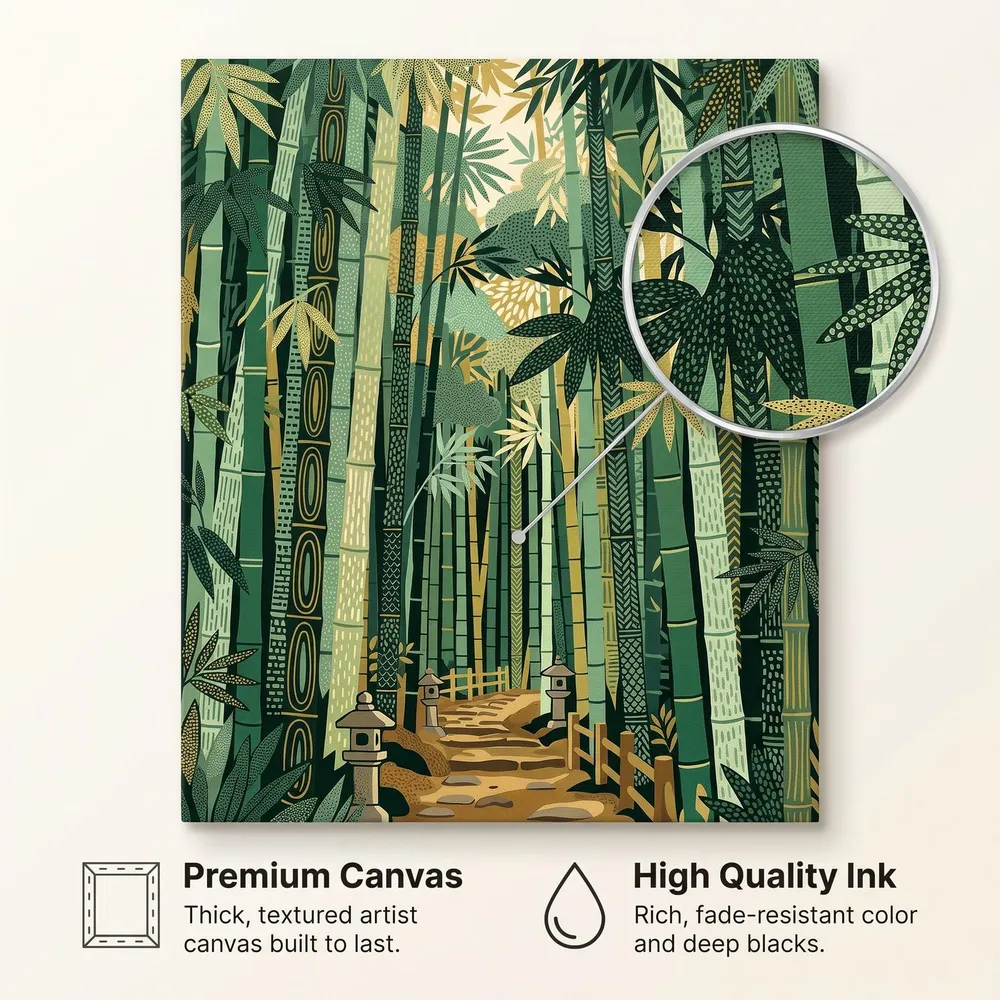 Bamboo Grove: Materials, from the listing