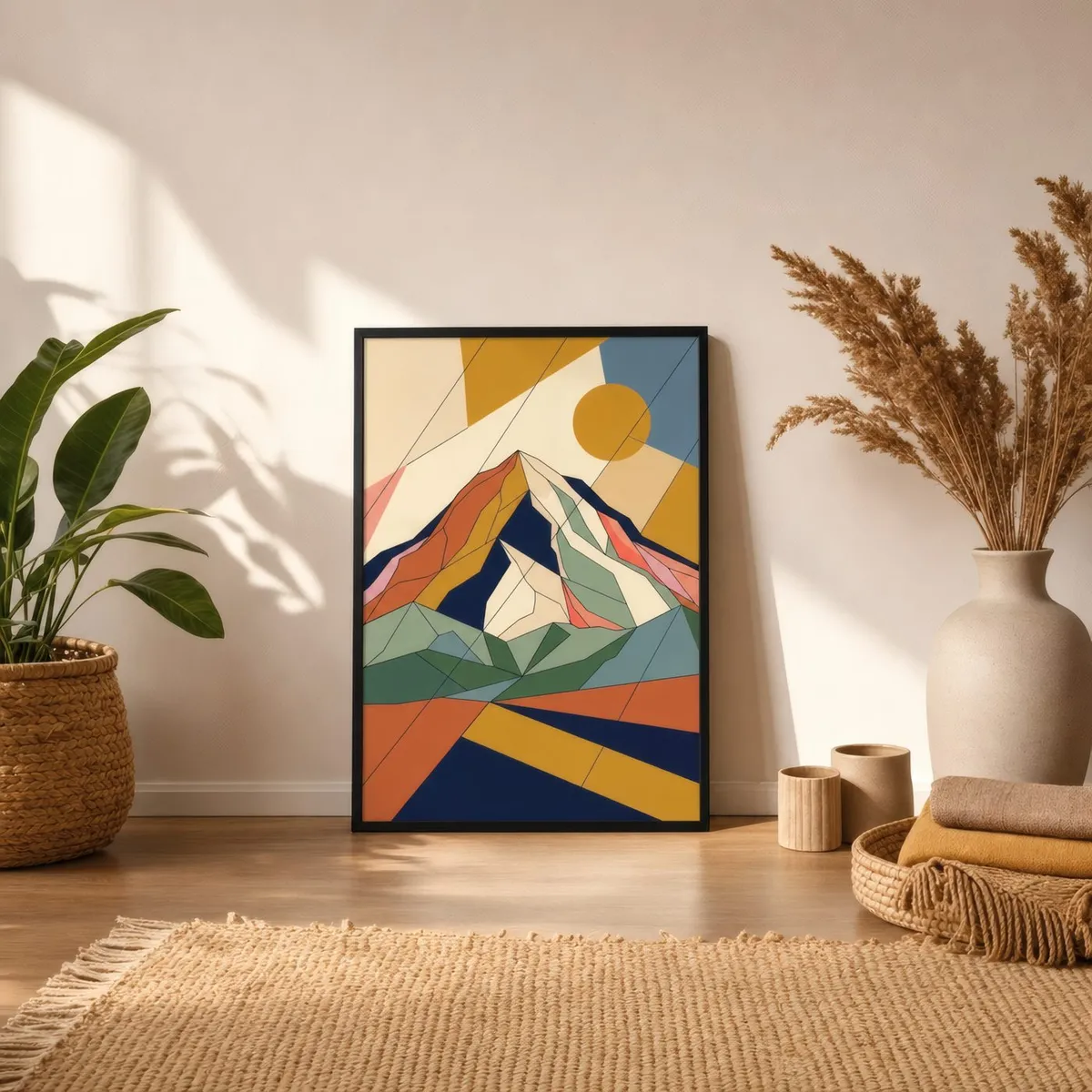 Facets: Styled room, from the listing. Frame not included