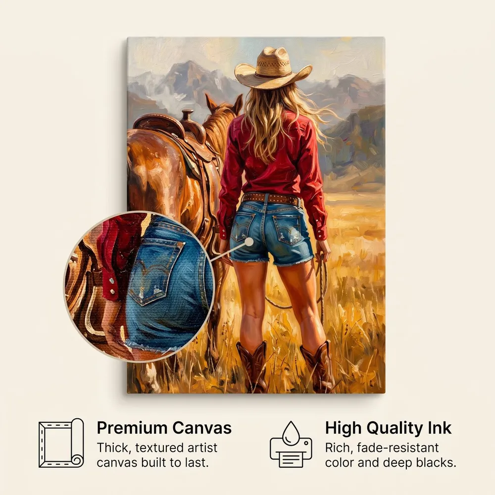 Cowgirl: Materials, from the listing