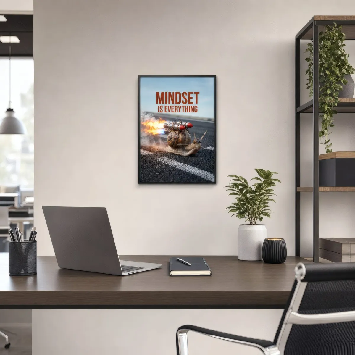 Mindset, Snail: Styled room, from the listing. Frame not included