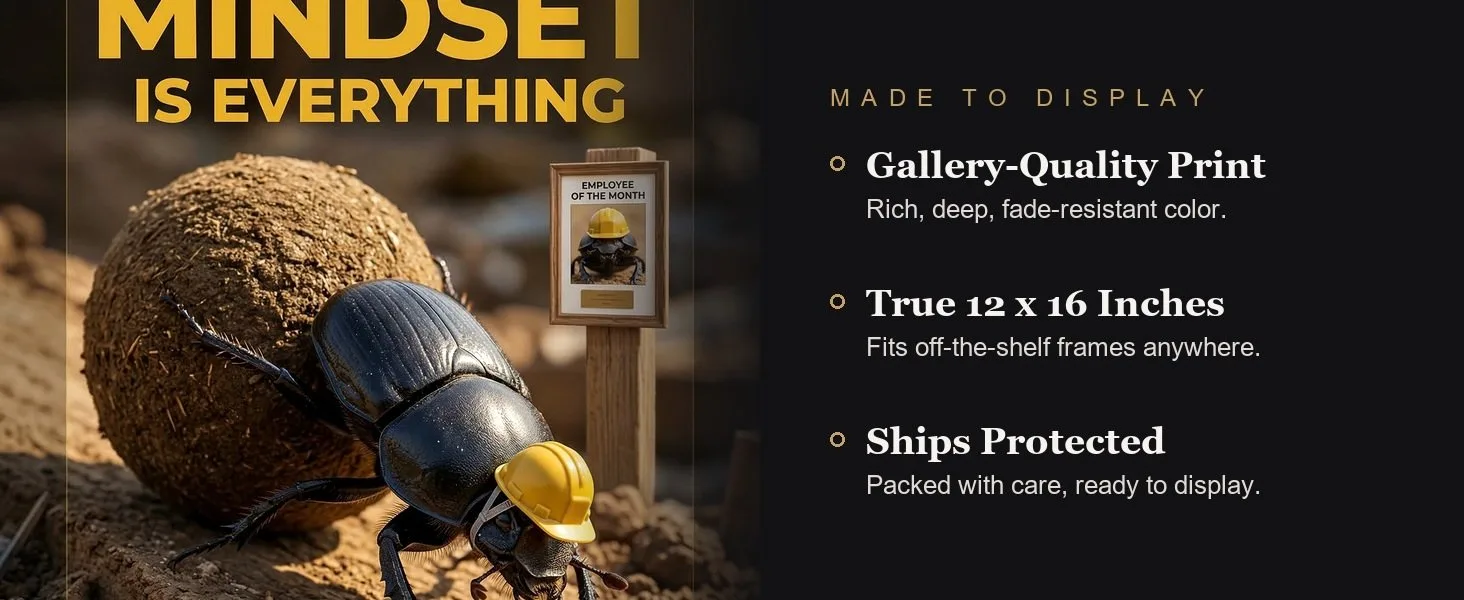 Made to display: gallery-quality print, true 12 x 16 inches, ships protected.