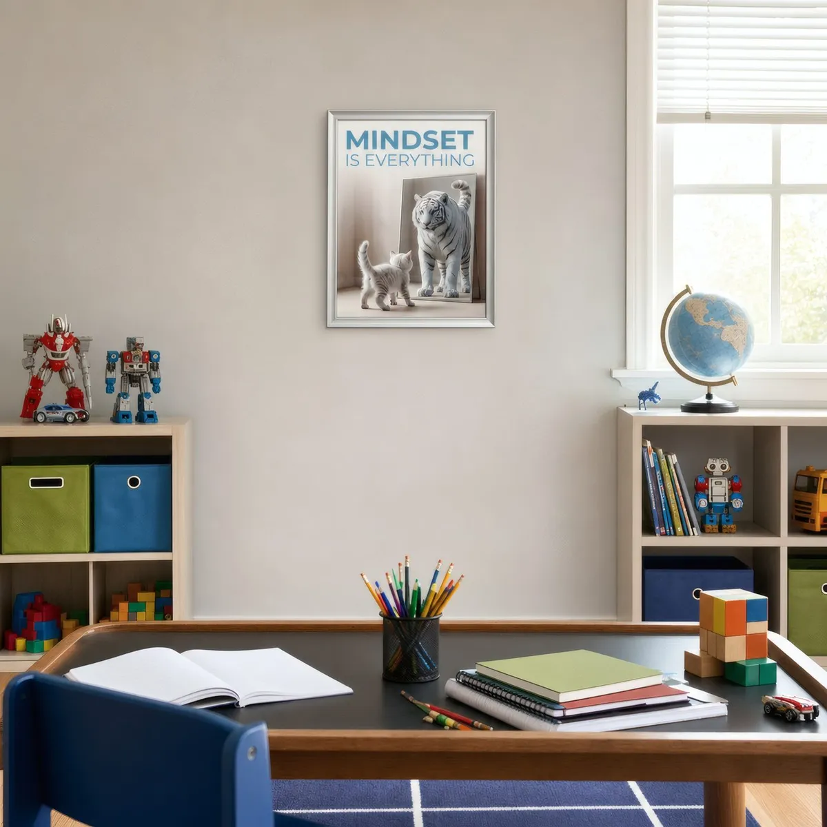 Mindset, Kitten: In a public space, from the listing. Frame not included