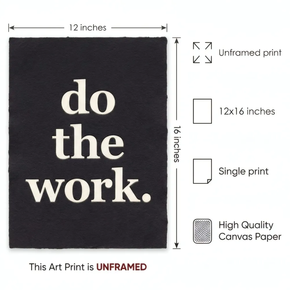 Do The Work: Art detail, from the listing